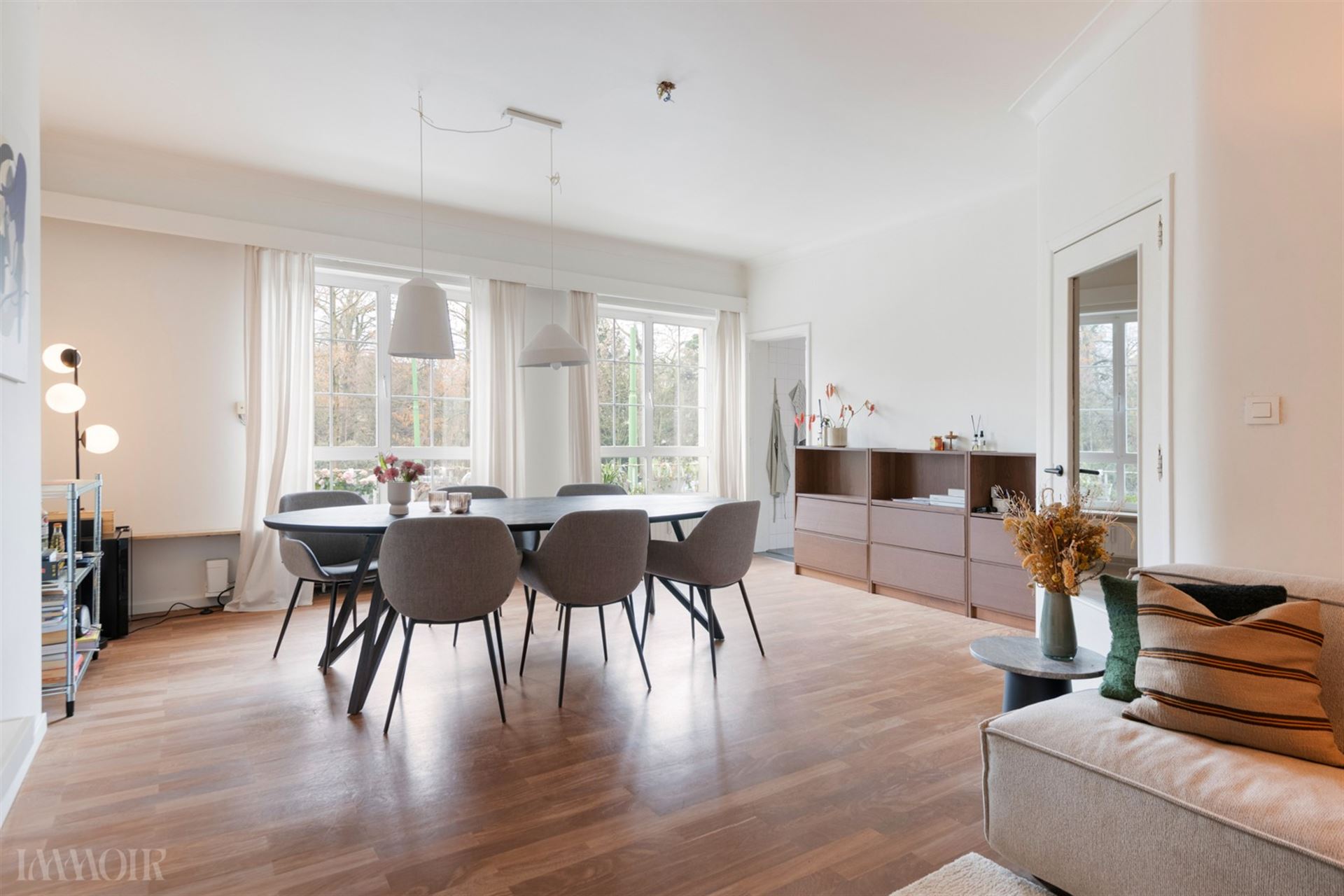 Wonen met parkzicht in de geliefde Harmoniewijk in Antwerpen.