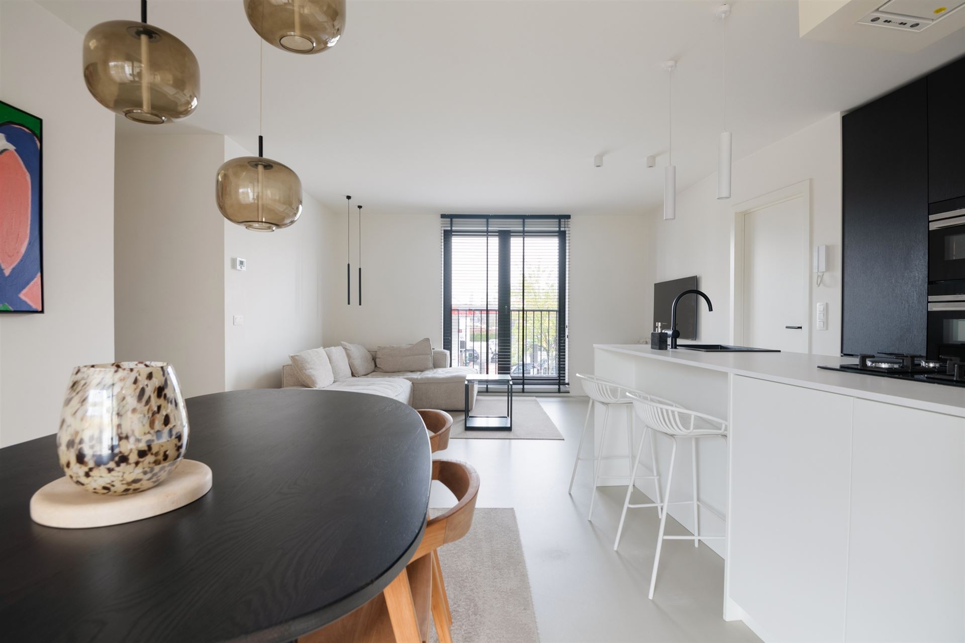 Stijlvol en energiezuinig appartement met ruim zonneterras.