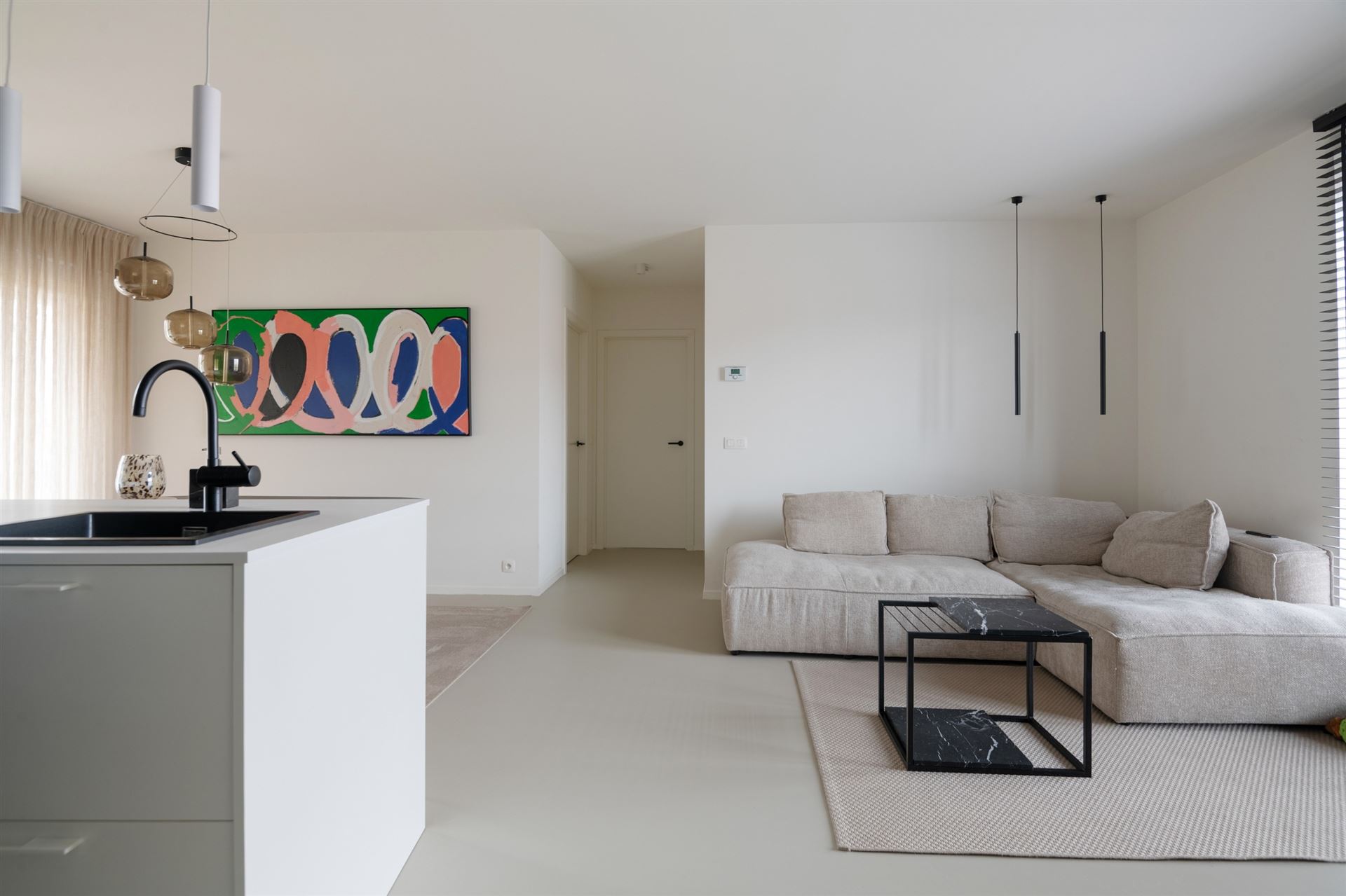 Stijlvol en energiezuinig appartement met ruim zonneterras.