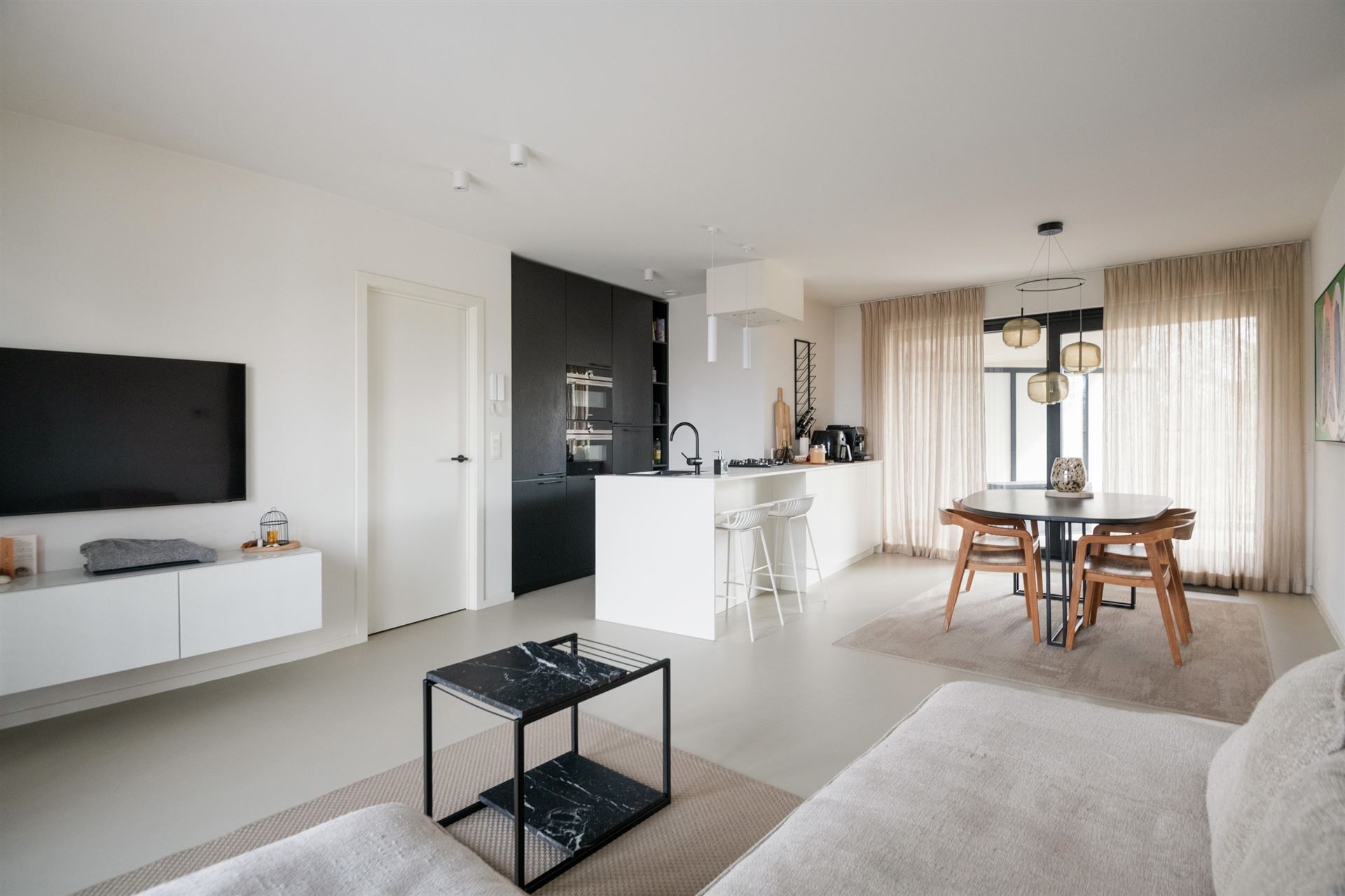 Stijlvol en energiezuinig appartement met ruim zonneterras.