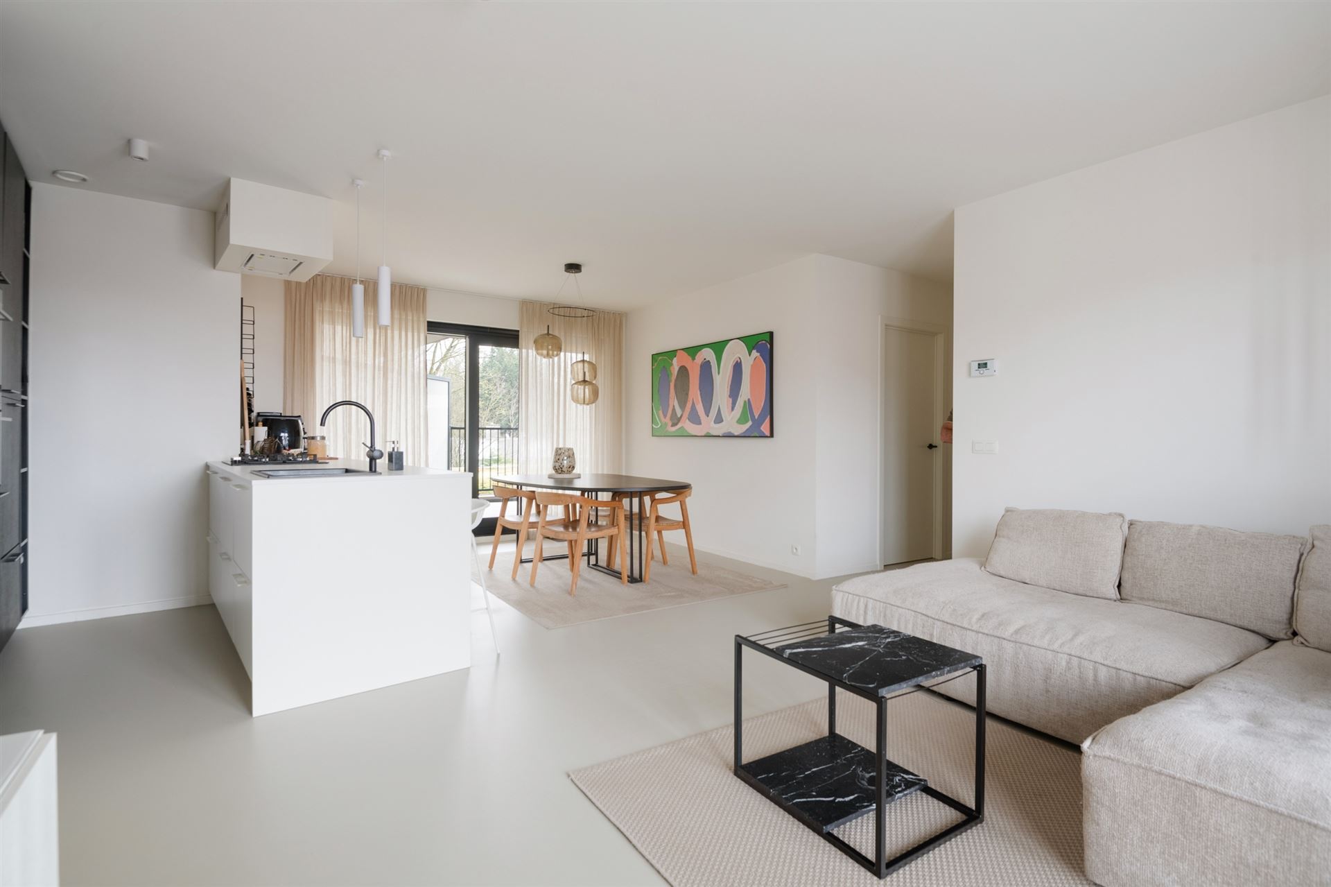 Stijlvol en energiezuinig appartement met ruim zonneterras.