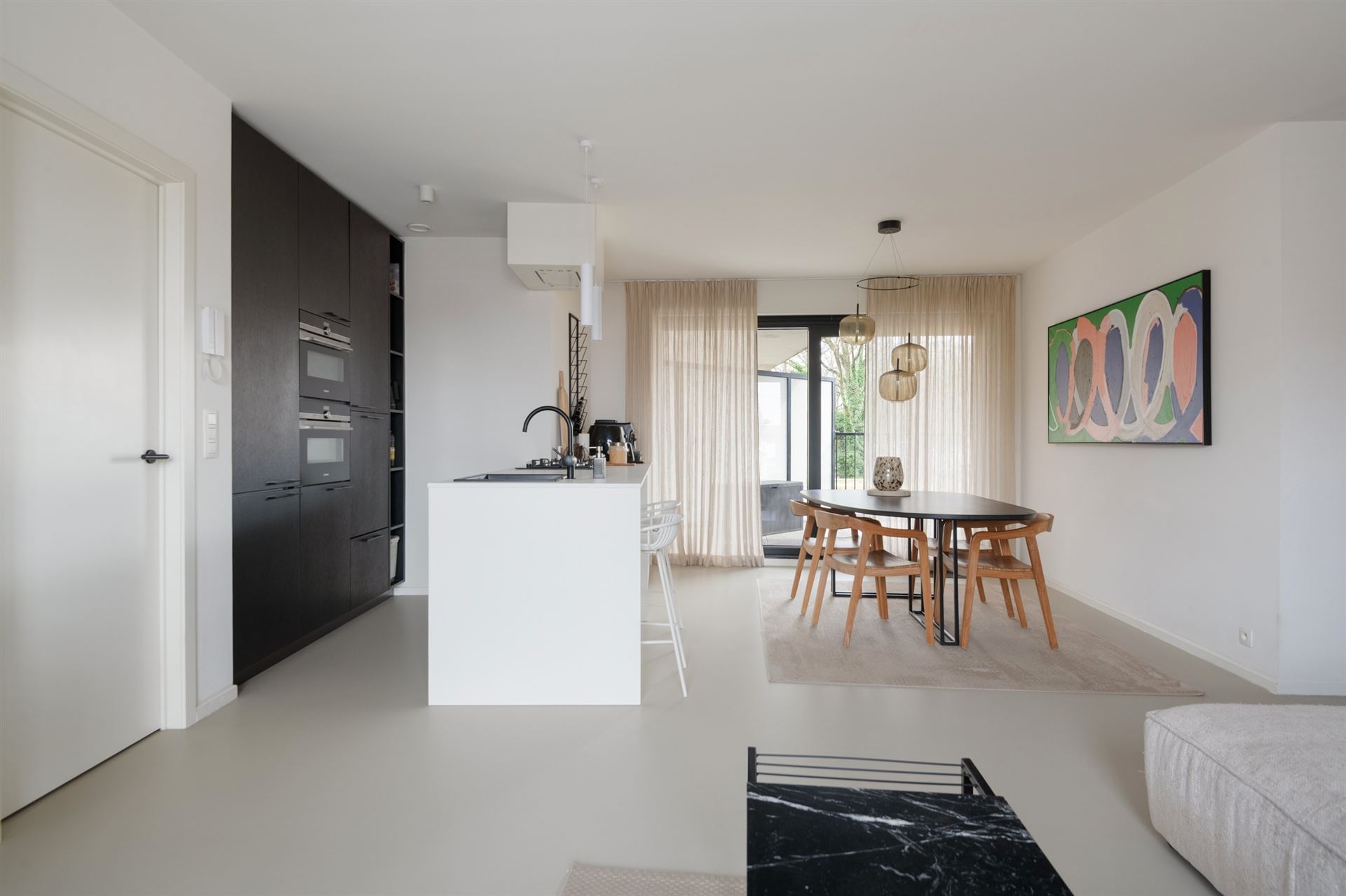 Stijlvol en energiezuinig appartement met ruim zonneterras.