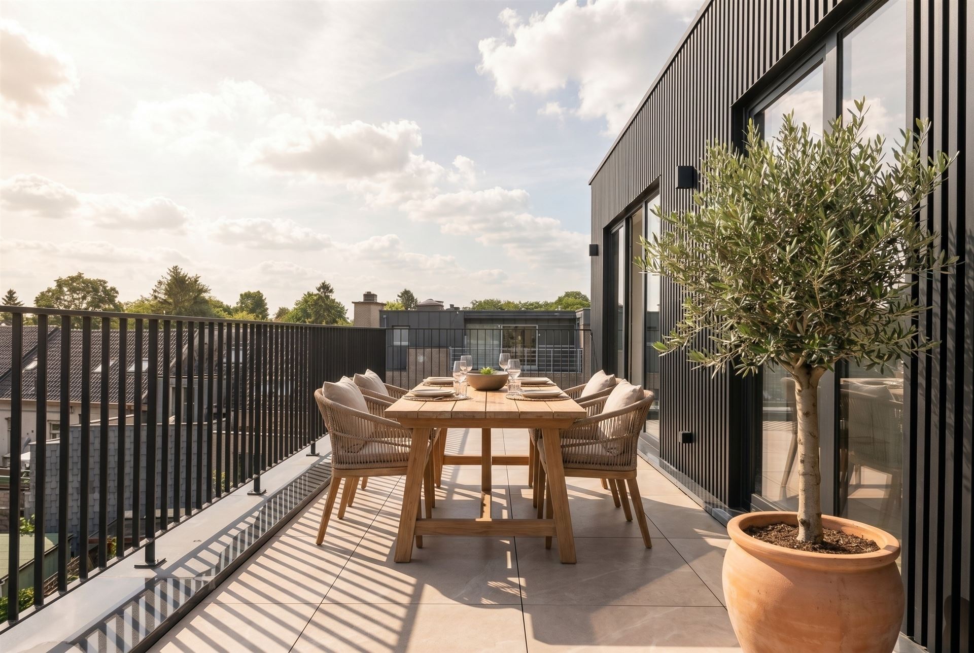 Exclusief penthouse met royaal zonneterras. 