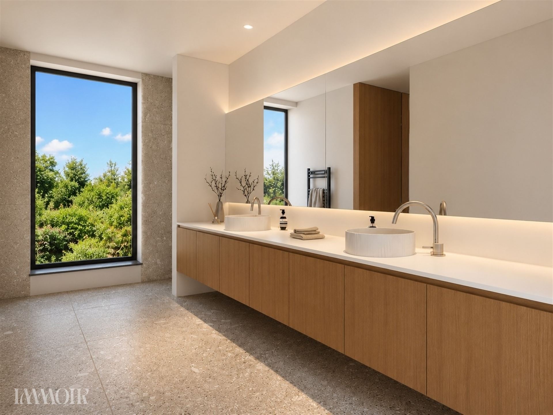 Lichtrijke nieuwbouwduplex met 3 terrassen. 