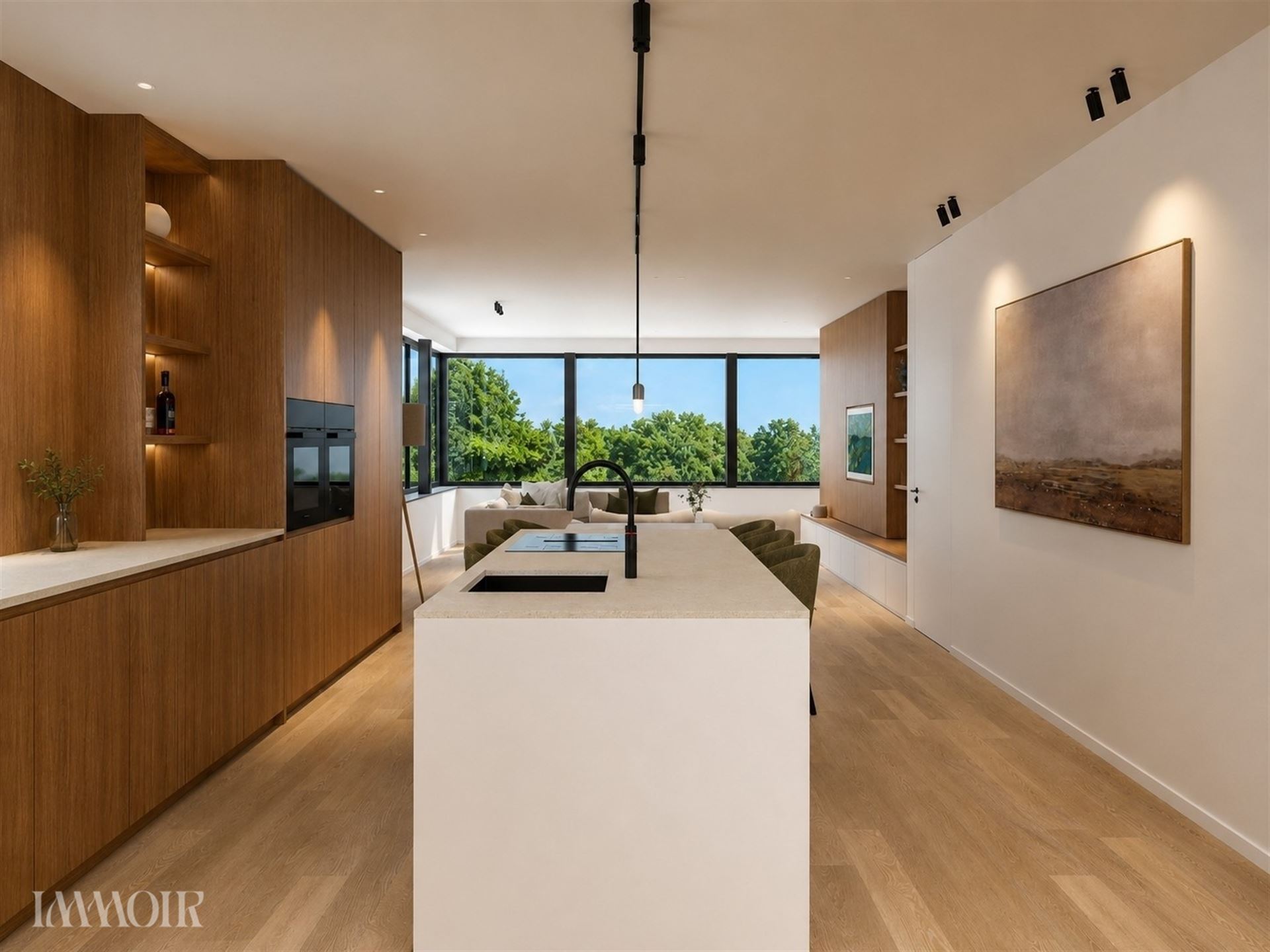 Lichtrijke nieuwbouwduplex met 3 terrassen. 