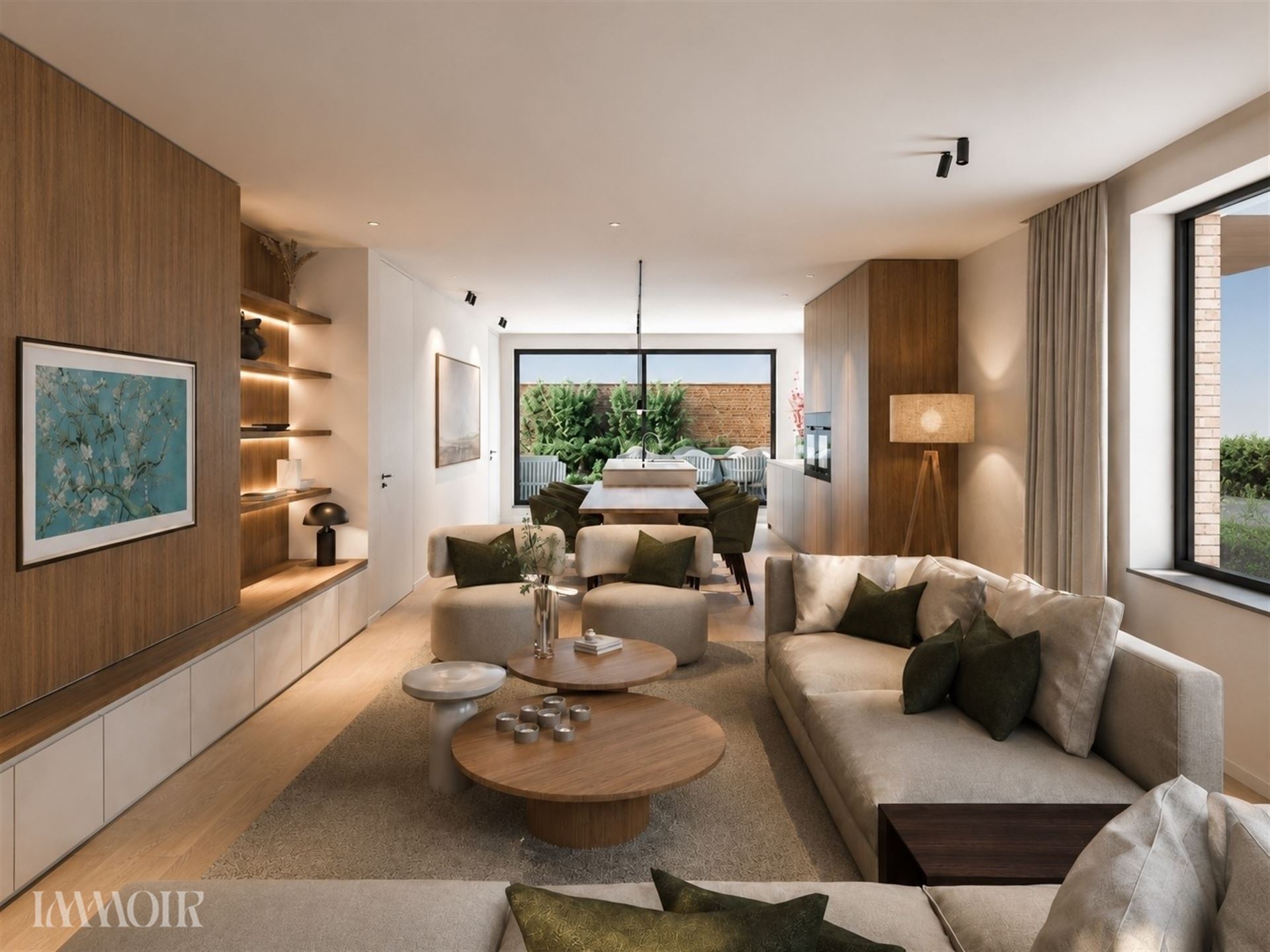 Lichtrijke nieuwbouwduplex met 3 terrassen. 