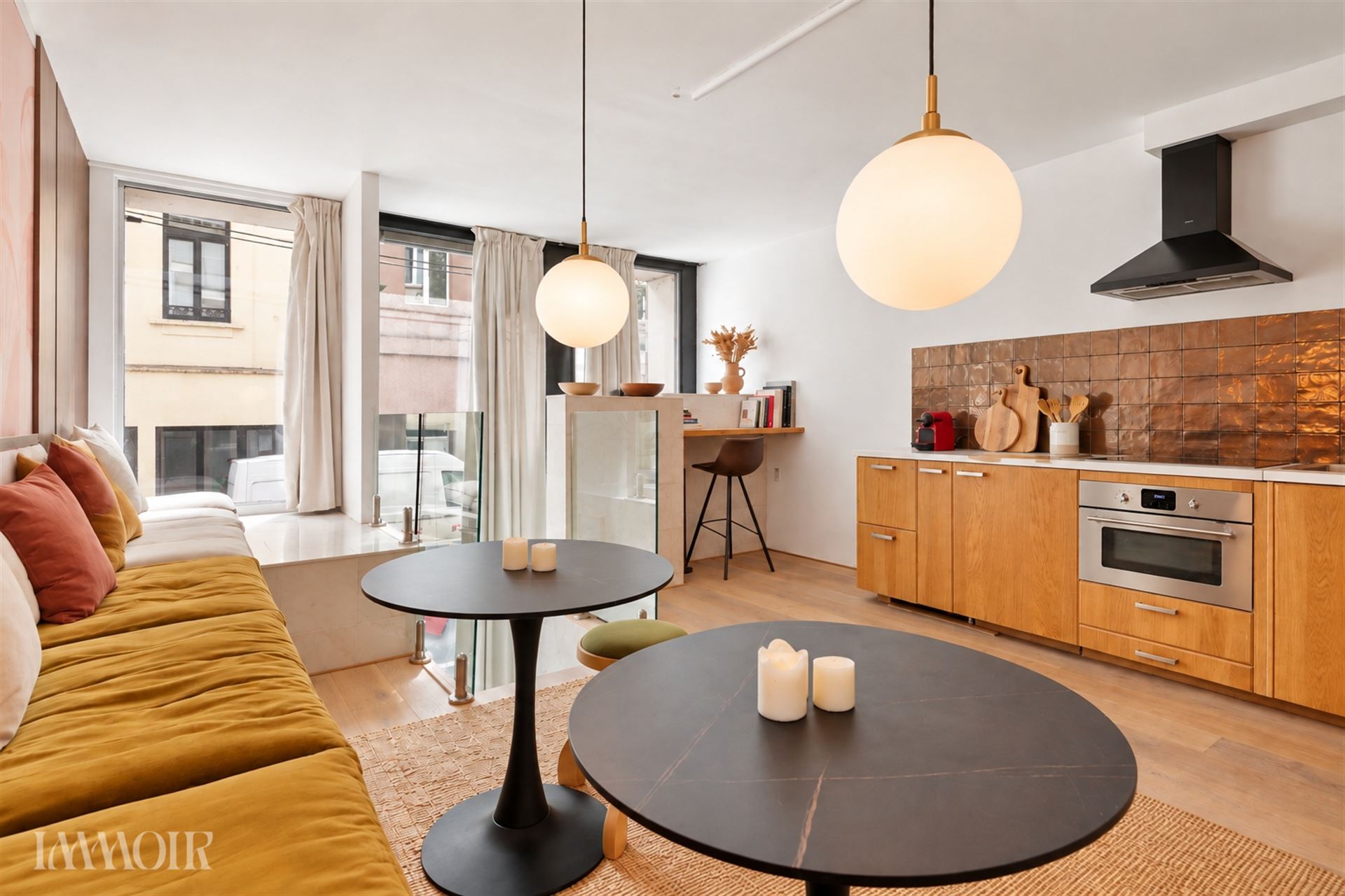Charmante duplex met 2 slaapkamers.