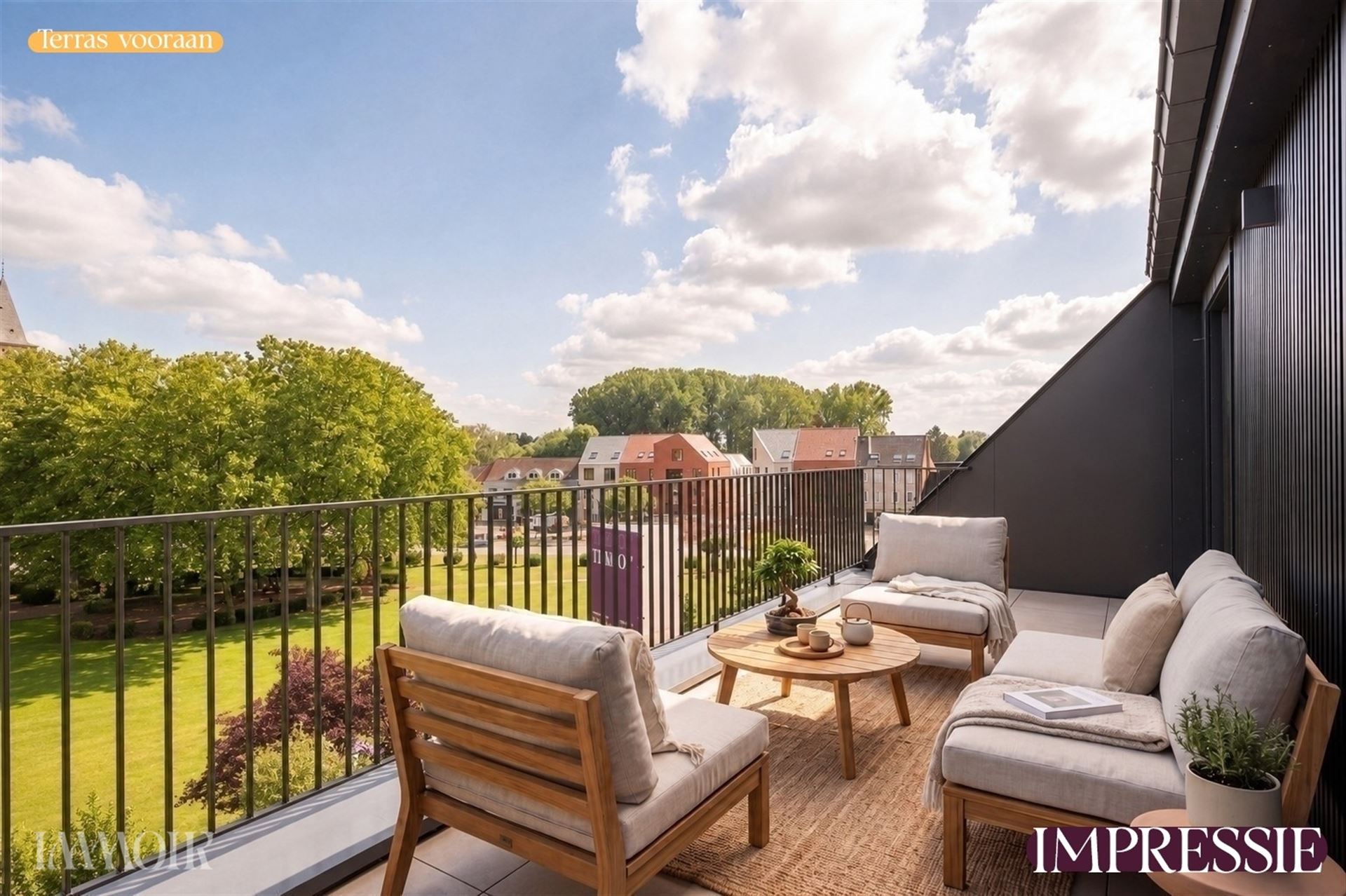 Exclusief penthouse met royaal zonneterras. 