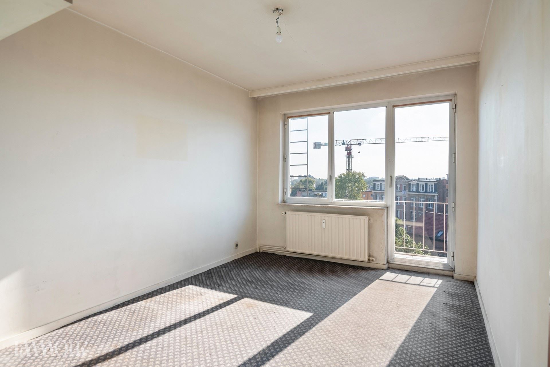 Appartement met 2 slpks en panoramisch uitzicht.