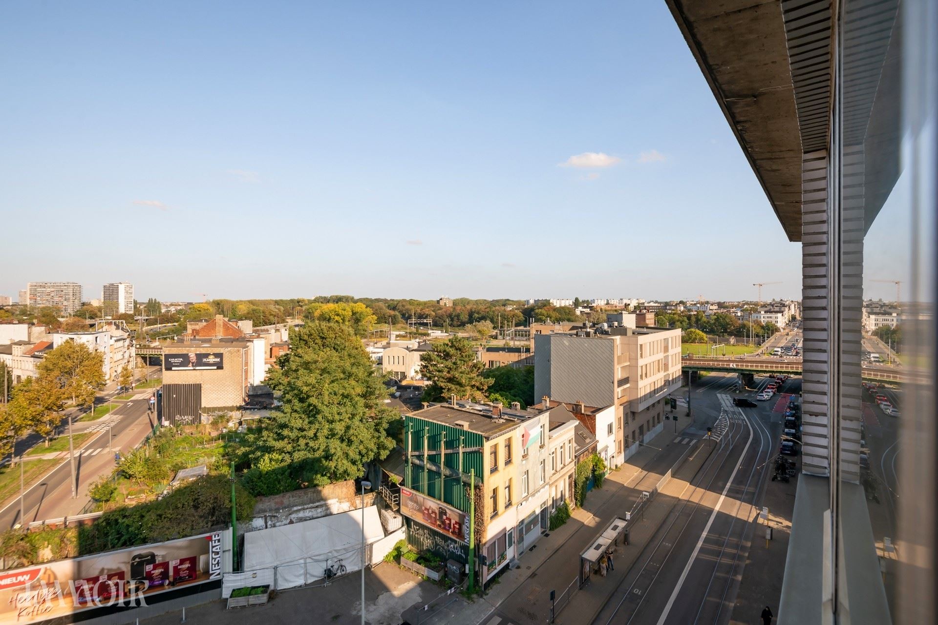 Appartement met 2 slpks en panoramisch uitzicht.