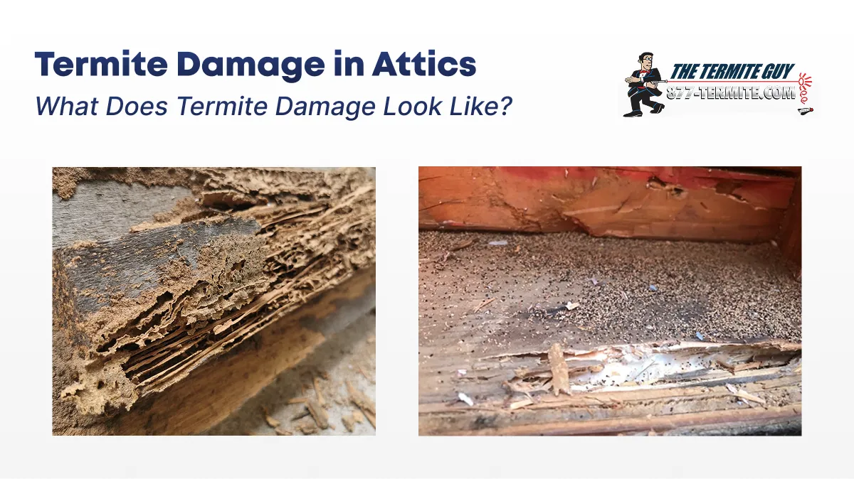 Termite Damage in Attics