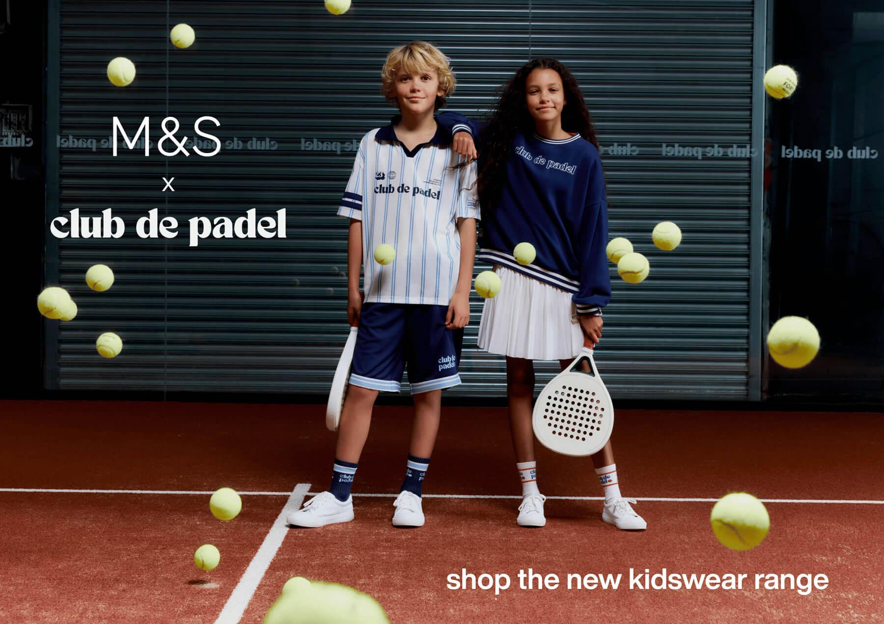 Shop the Club de Padel kidswear range