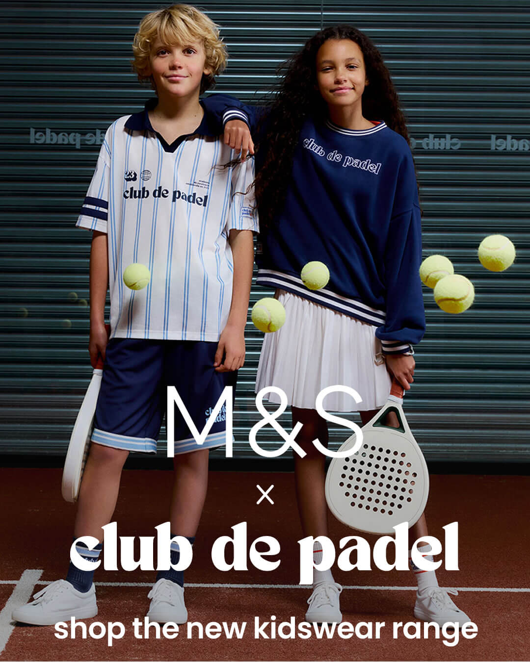 Shop the Club de Padel kidswear range