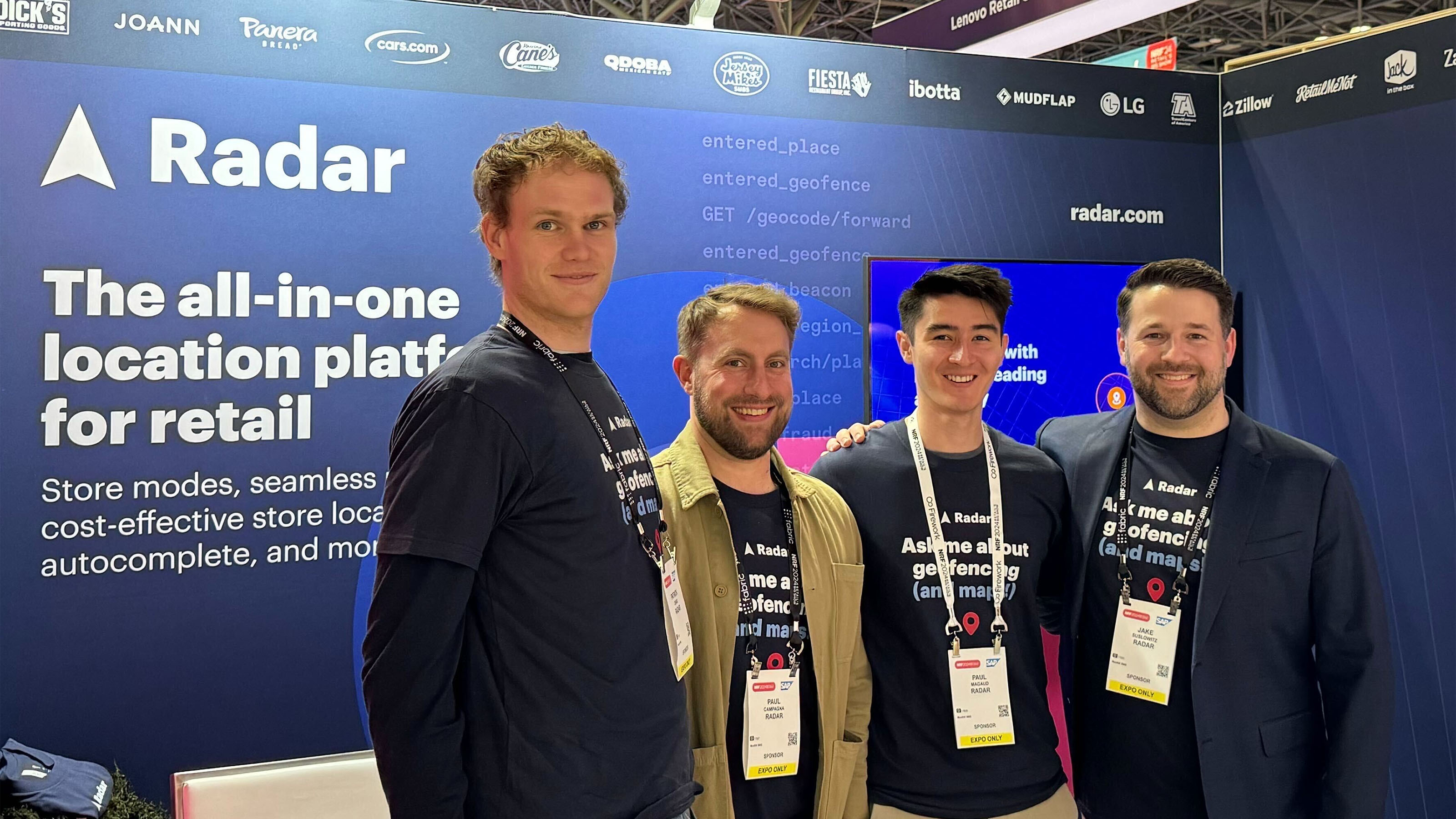 Radar booth at NRF