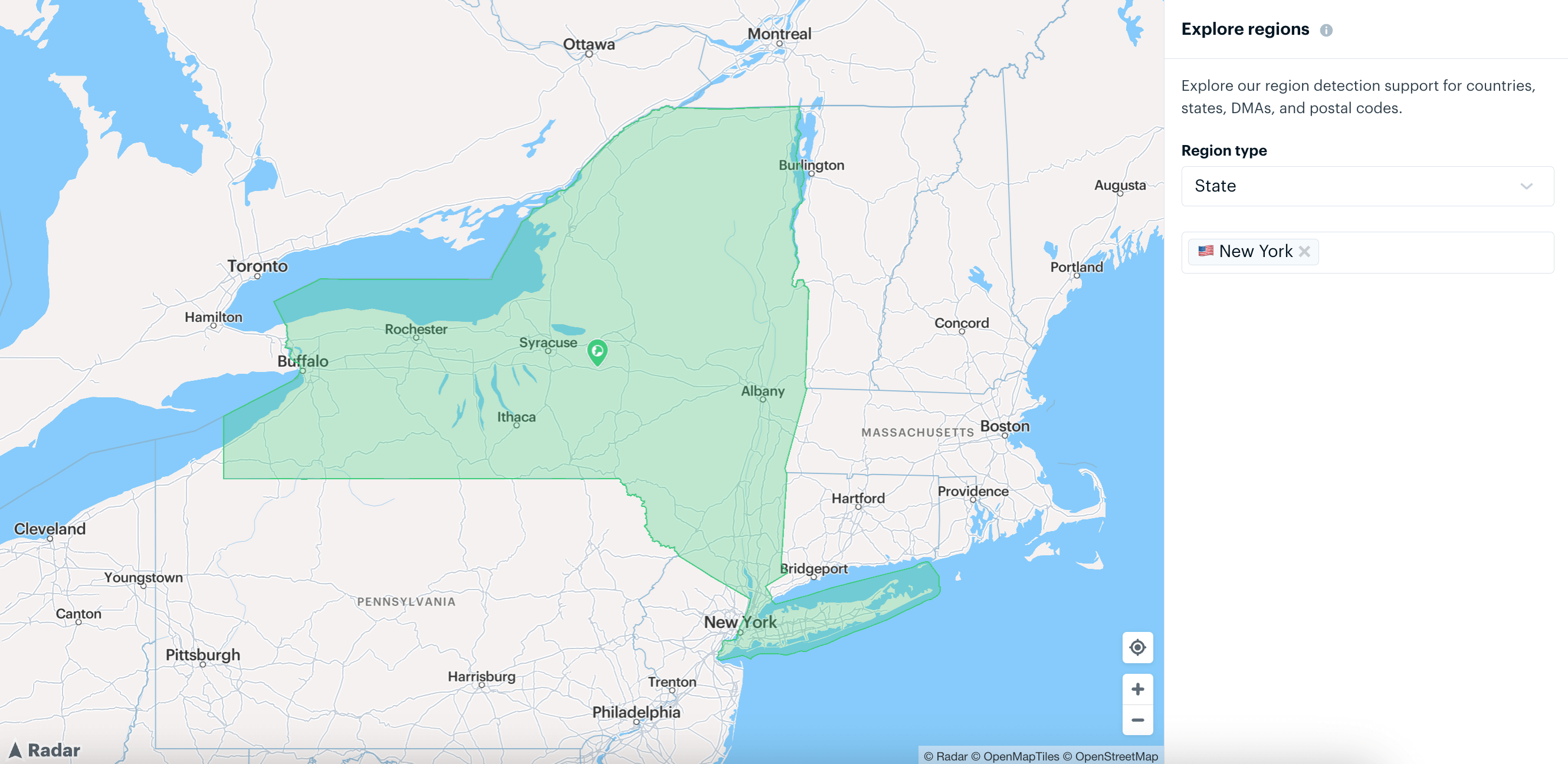 Location-geofence