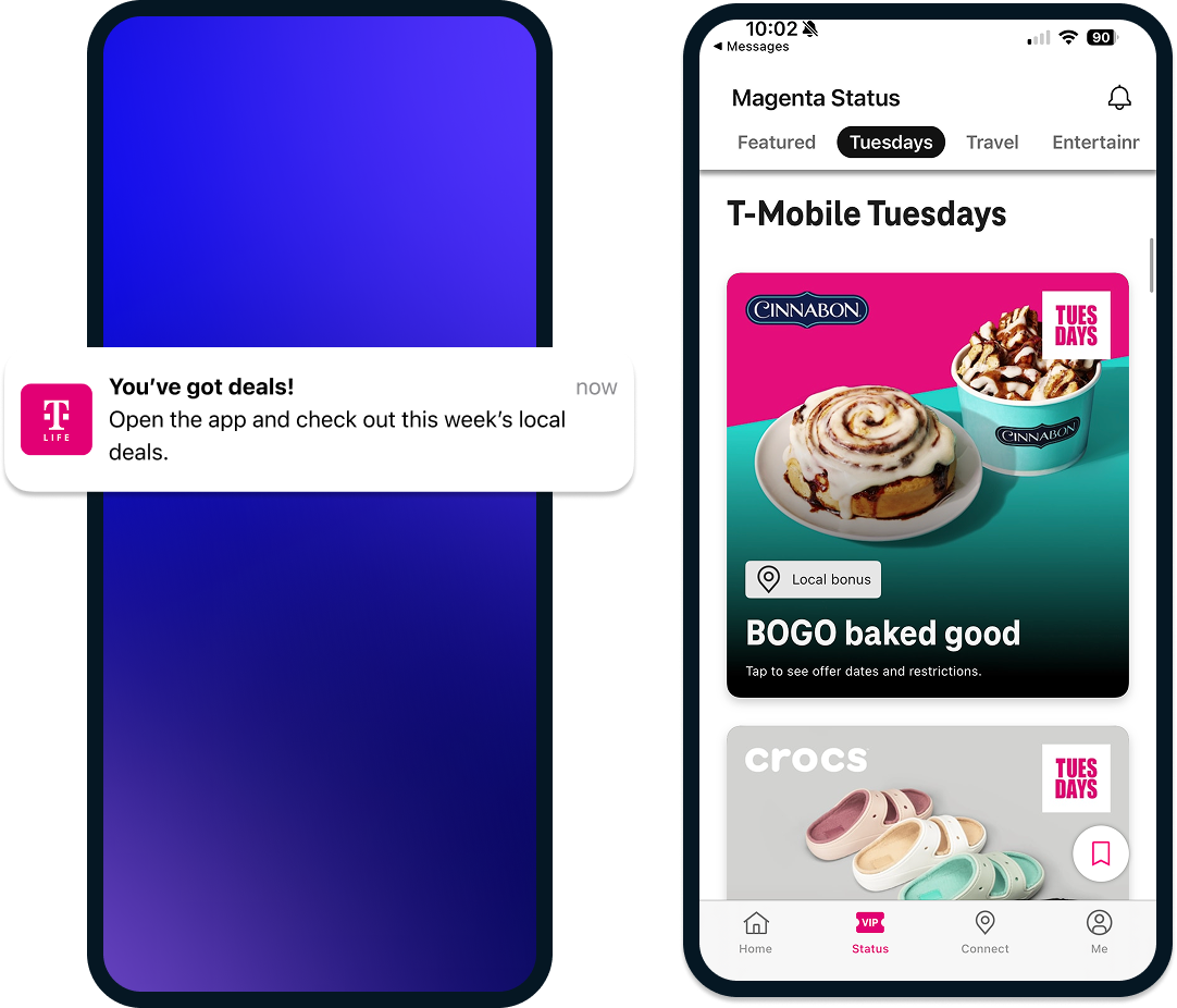 T-Mobile location-based marketing