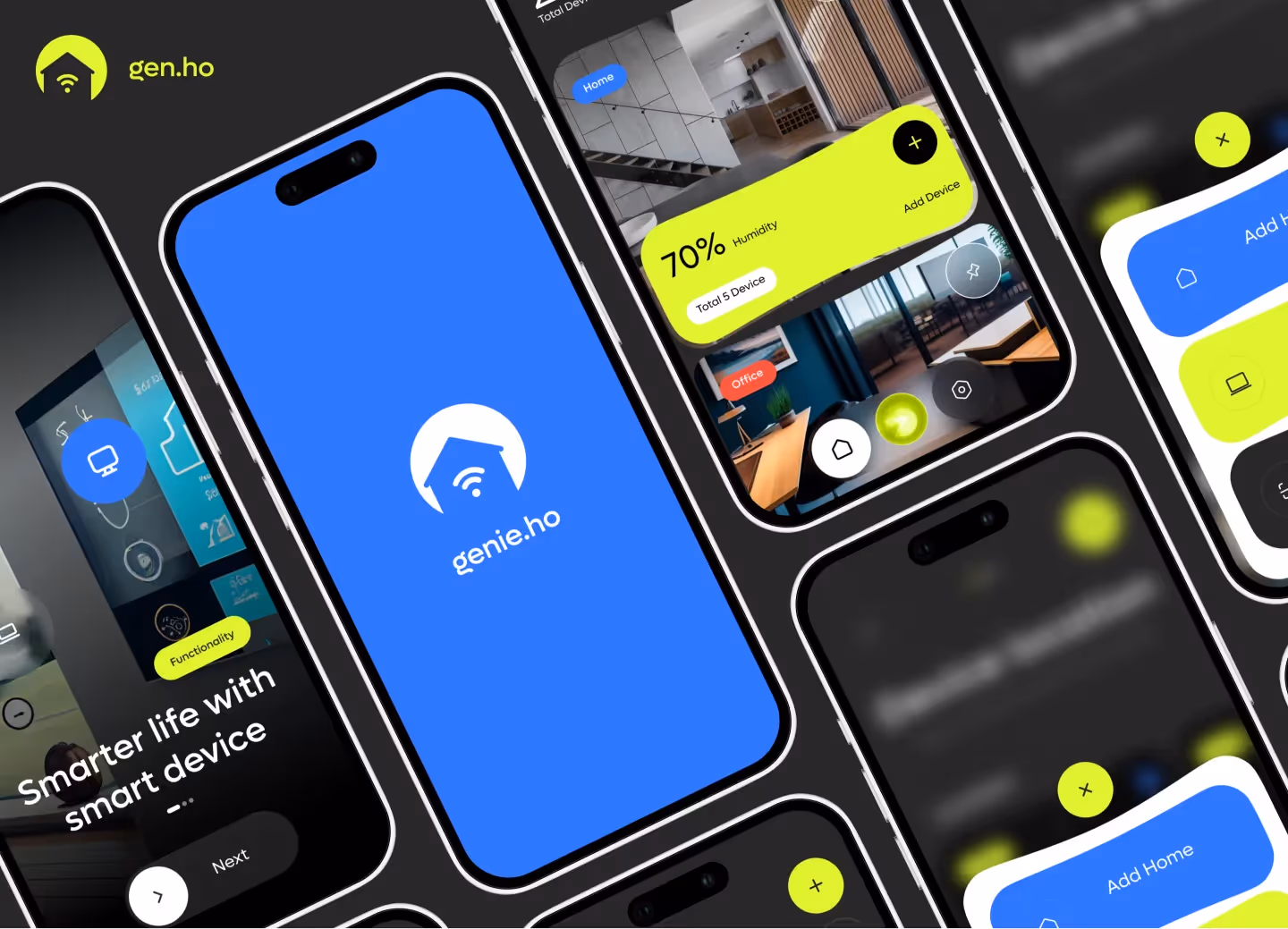 Smart Home UX/UI Design – AI-Powered IoT App by Orbix