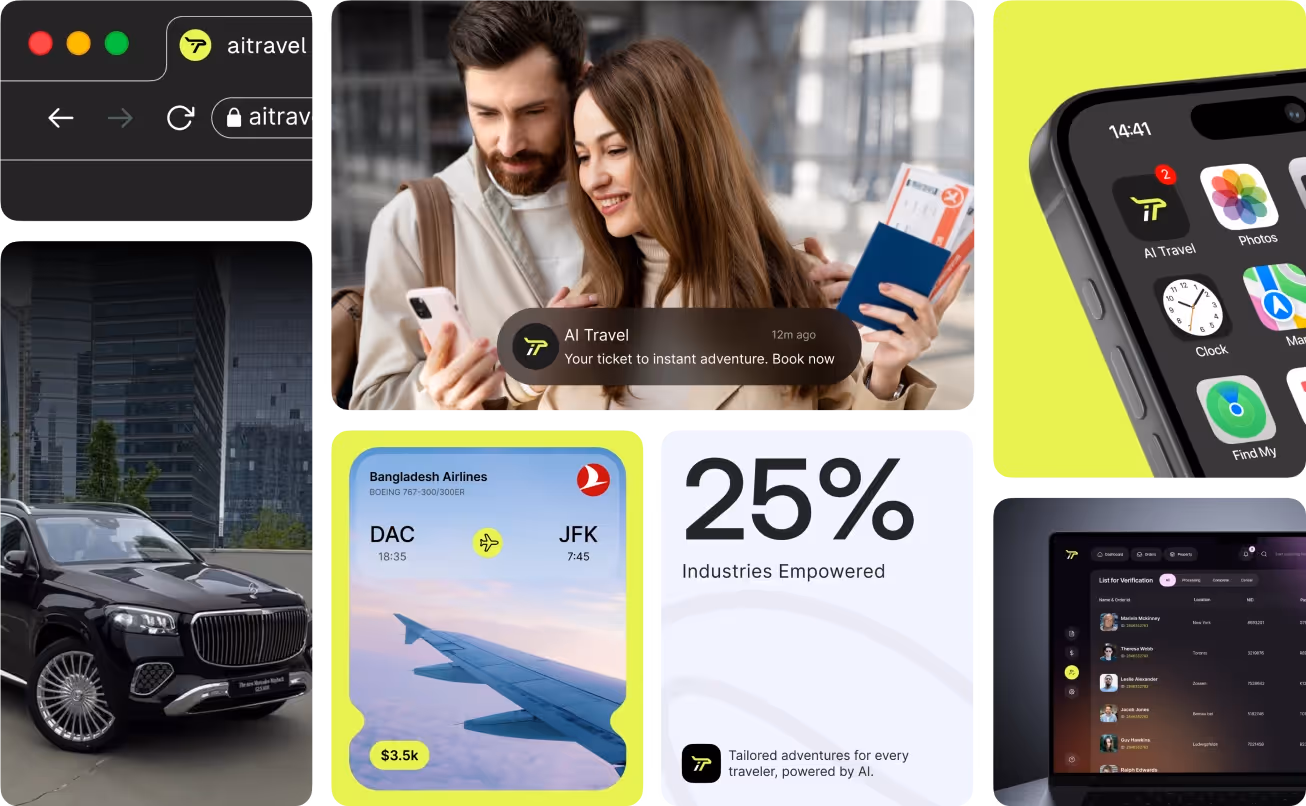 AI Travel Concierge App Design – Personalized Trip Planner by Orbix
