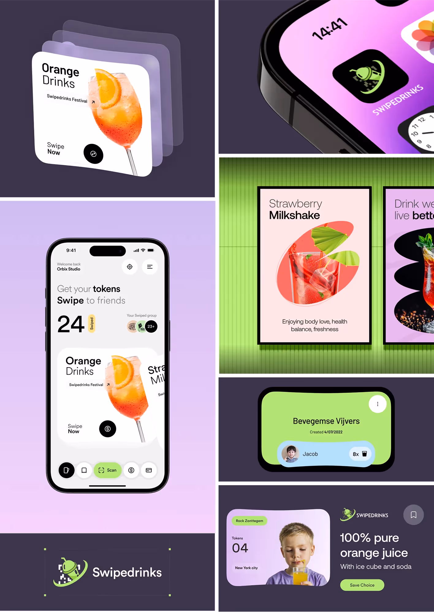 Bringing Swipe Drink to Life with Mock ups🚀