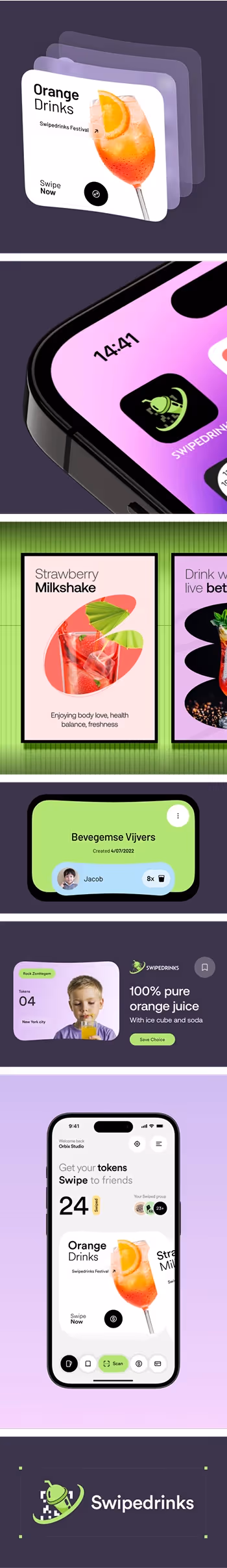 Bringing Swipe Drink to Life with Mock ups🚀