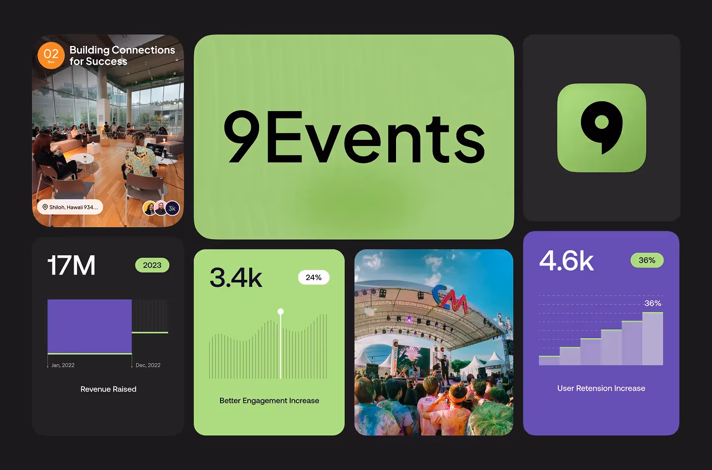 Event Discovery App Design – UI/UX for 9Events by Orbix