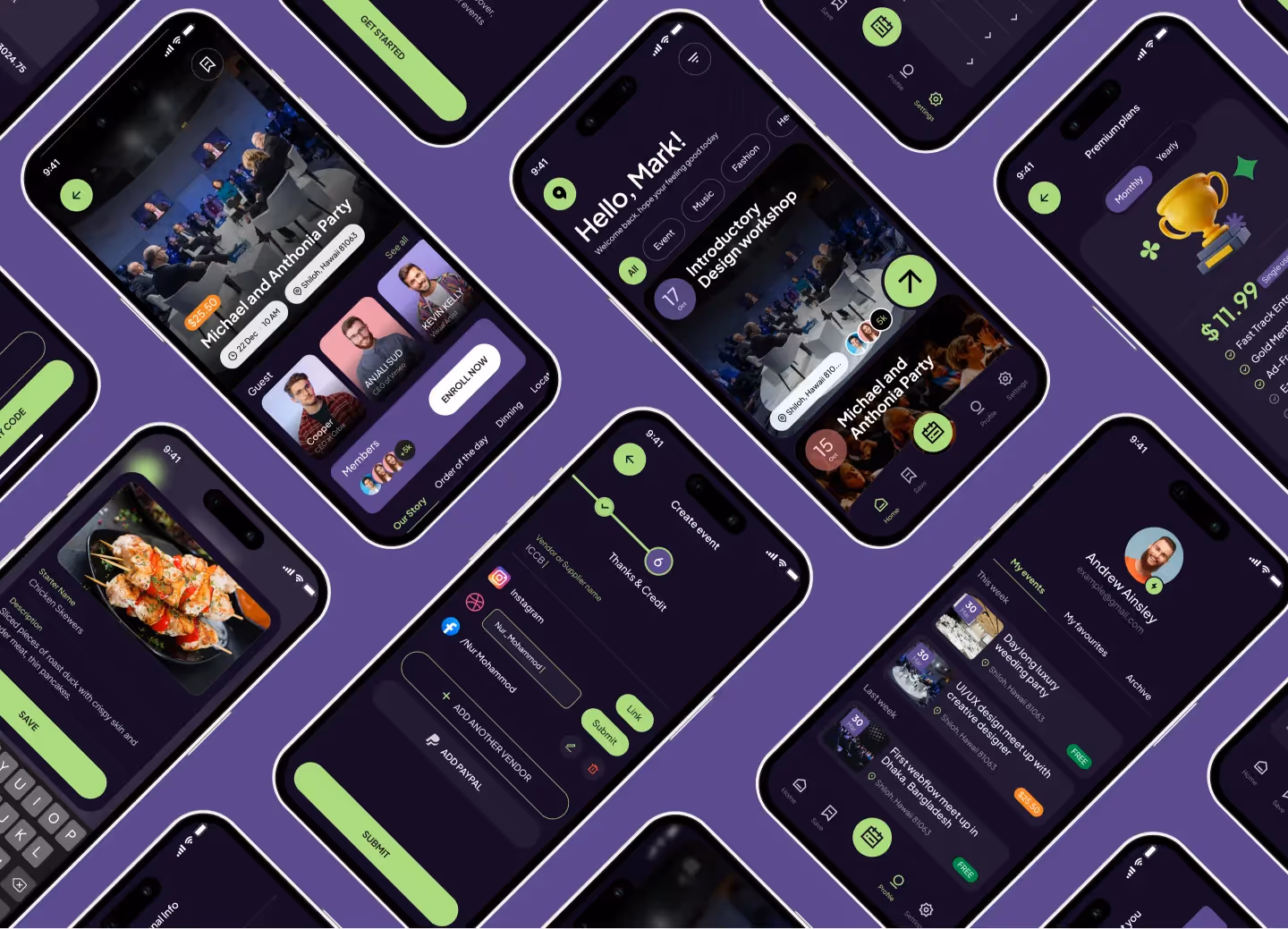 Event Discovery App Design – UI/UX for 9Events by Orbix