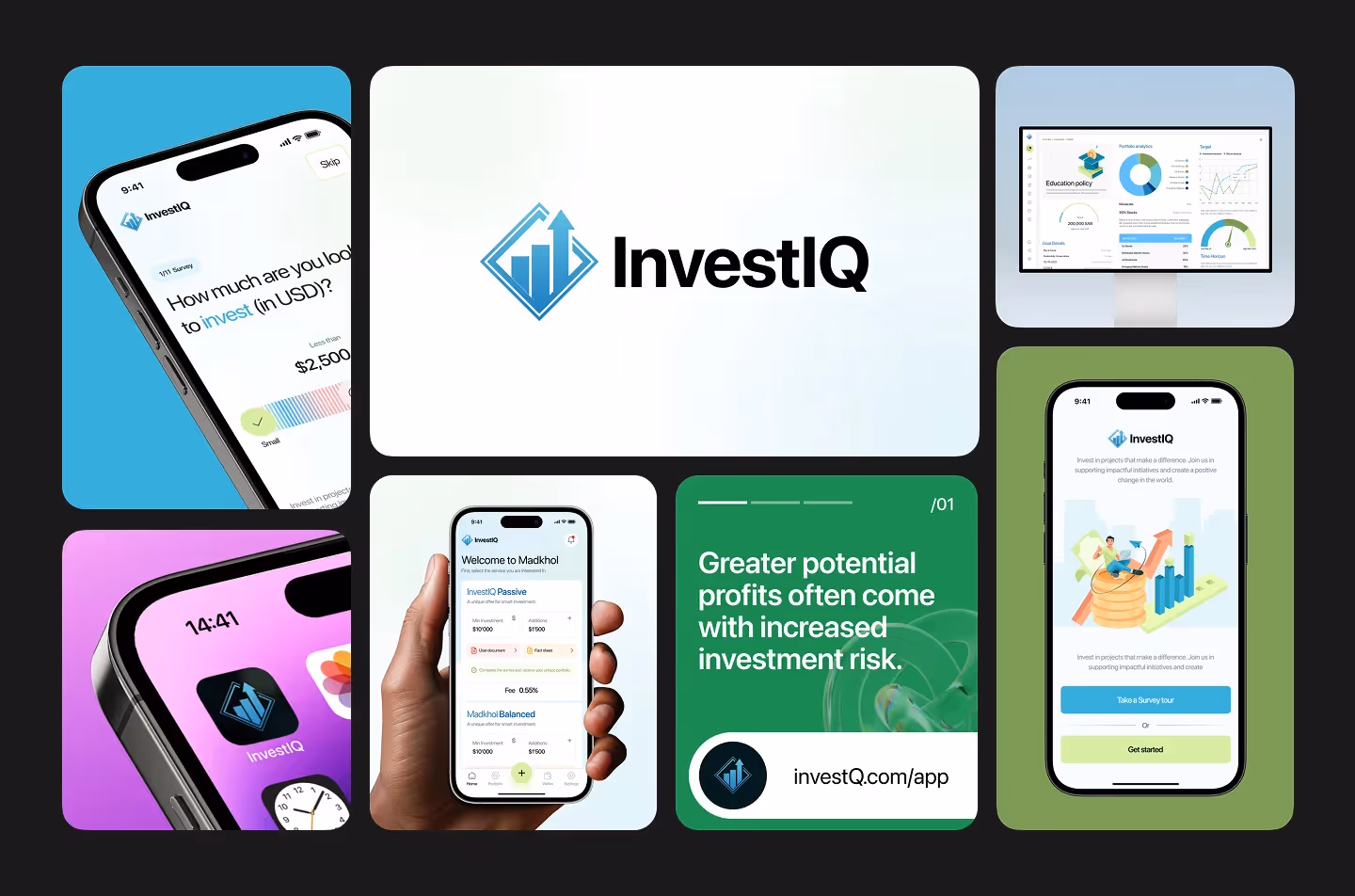 InvestIQ – Fintech Dashboard UI/UX Case Study