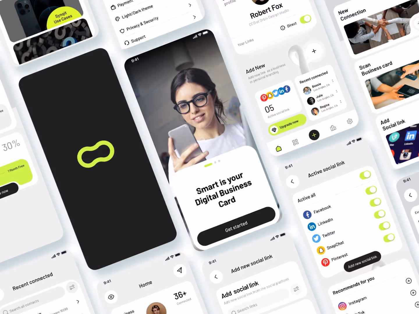 Nexcard – Digital NFC Business Card App UX/UI Design