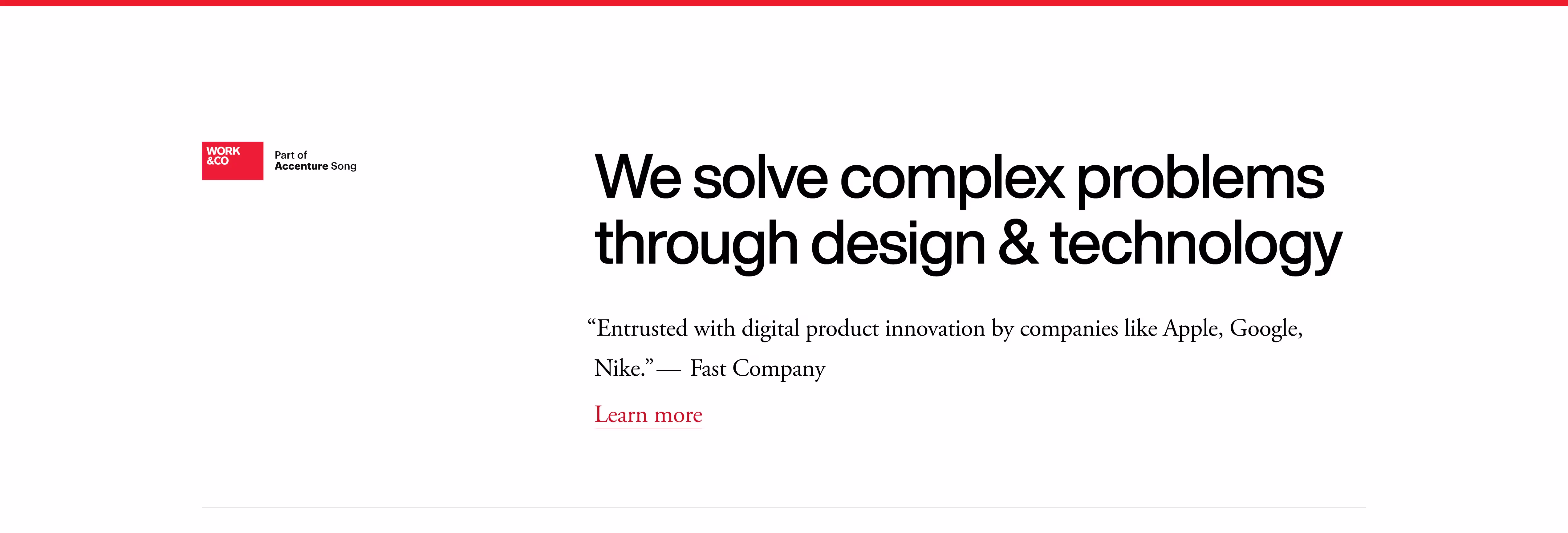 Work & Co - Research and Design
