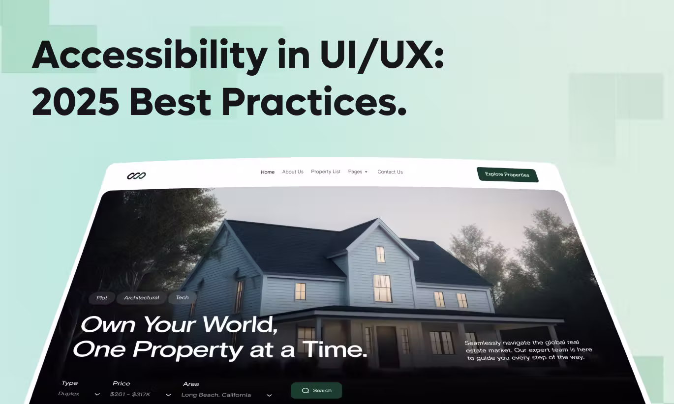 Accessibility in UI/UX Design: Best Practices for 2025