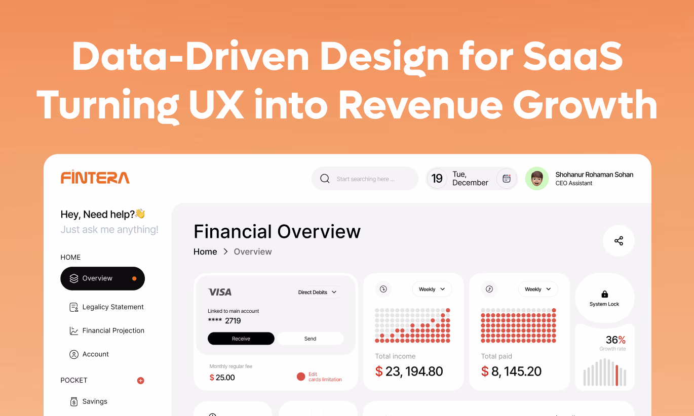 Data-Driven Design for SaaS: Turning UX into Revenue Growth
