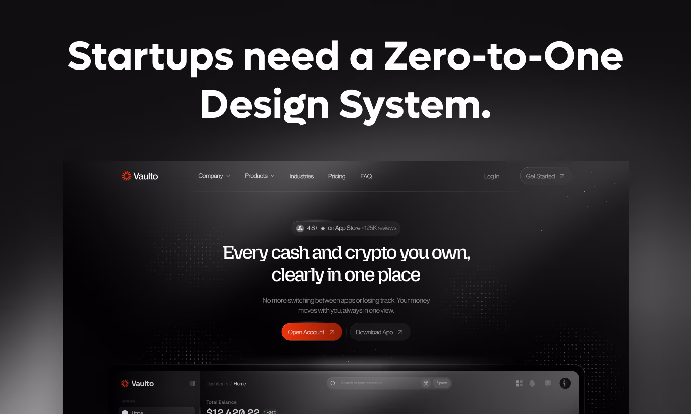 Why Every Startup Needs a Zero-to-One Design System