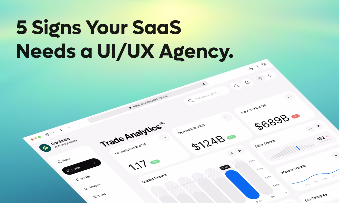 5 Signs Your SaaS Needs to Hire a UI/UX Design Agency