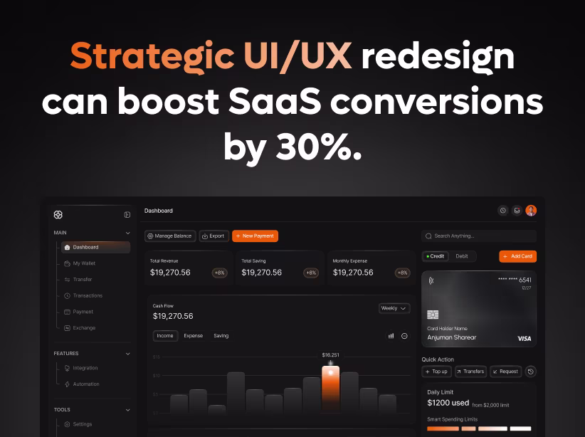 How a Strategic UI/UX Redesign Can Boost Your SaaS Conversions by 30%