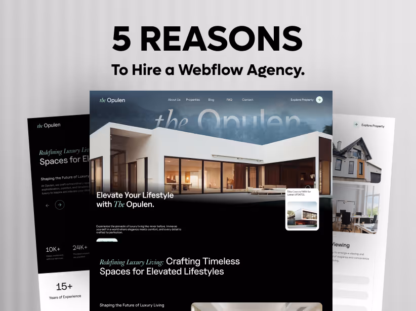 5 Reasons Your Startup Should Hire a Webflow Agency