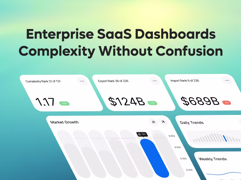 Enterprise SaaS Dashboards: Master Complexity Without User Confusion 2025