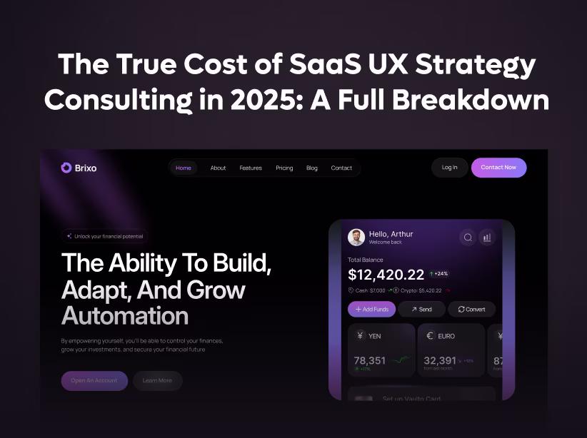 SaaS UX Strategy Cost 2025: Complete Pricing Guide & Agency Rates Breakdown 