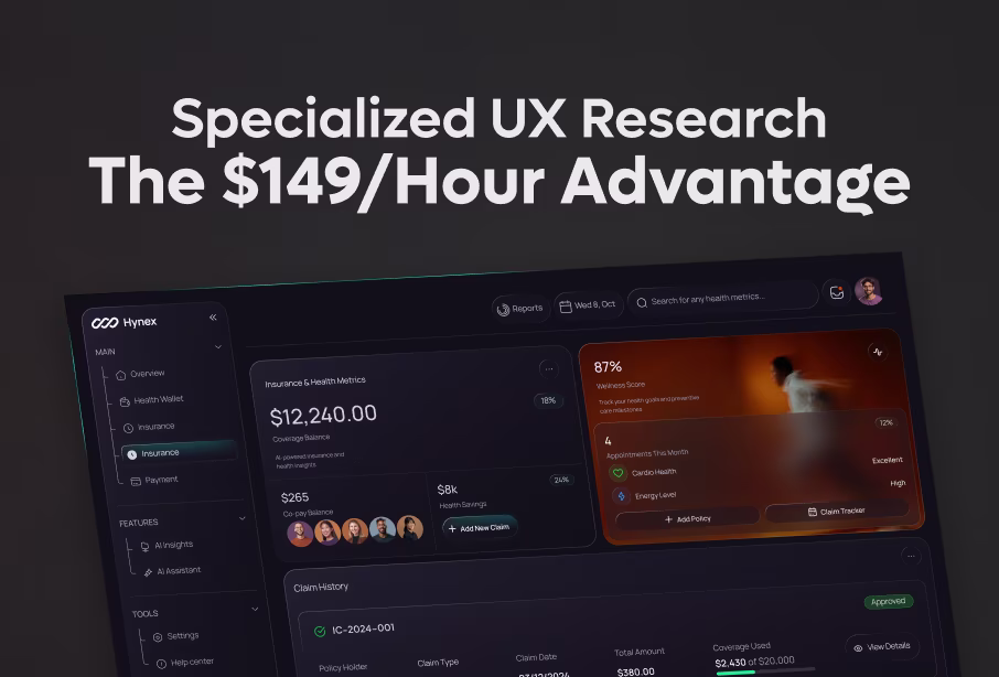 Why Enterprise UX Requires Specialized Research: The $149/Hour Difference 