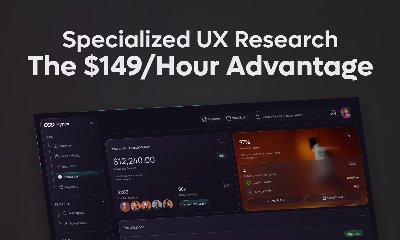 Why Enterprise UX Requires Specialized Research: The $149/Hour Difference