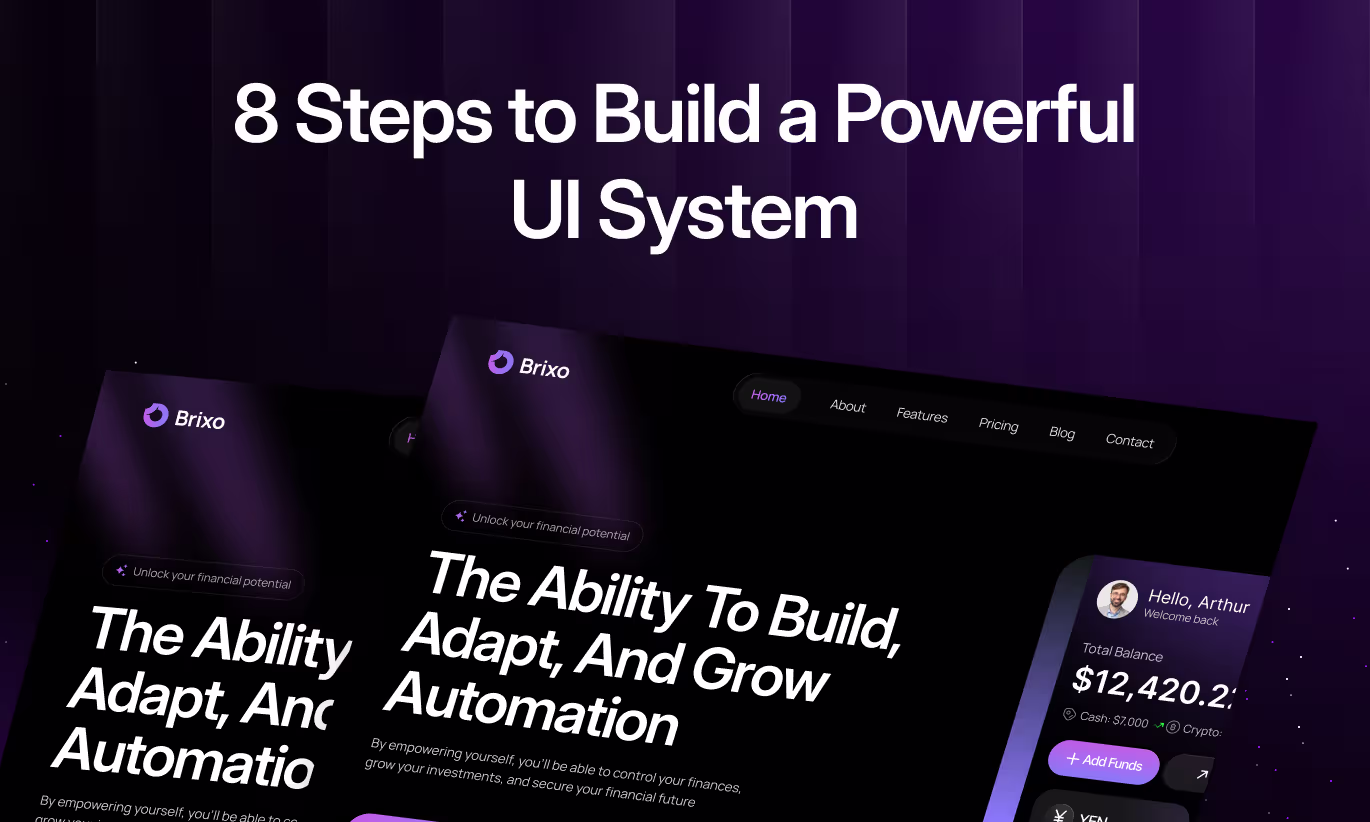 8 Essential Steps to Build a Powerful UI Design System for Your Website