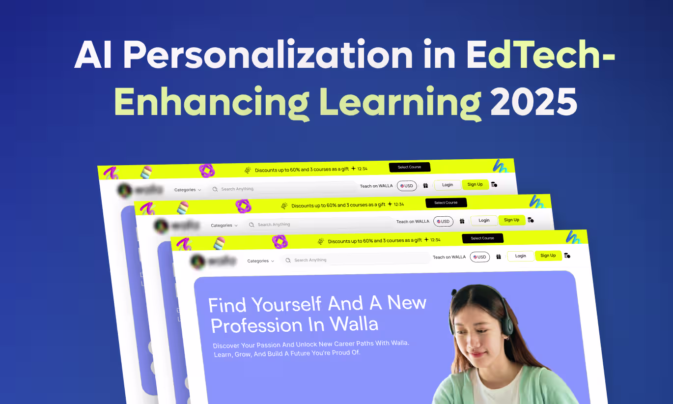 AI Personalization for EdTech - Enhancing Learning in 2025