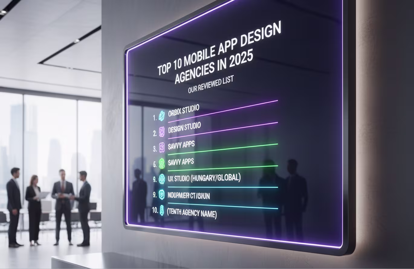 Top 10 Mobile App Design Agencies in 2025: Our Reviewed List