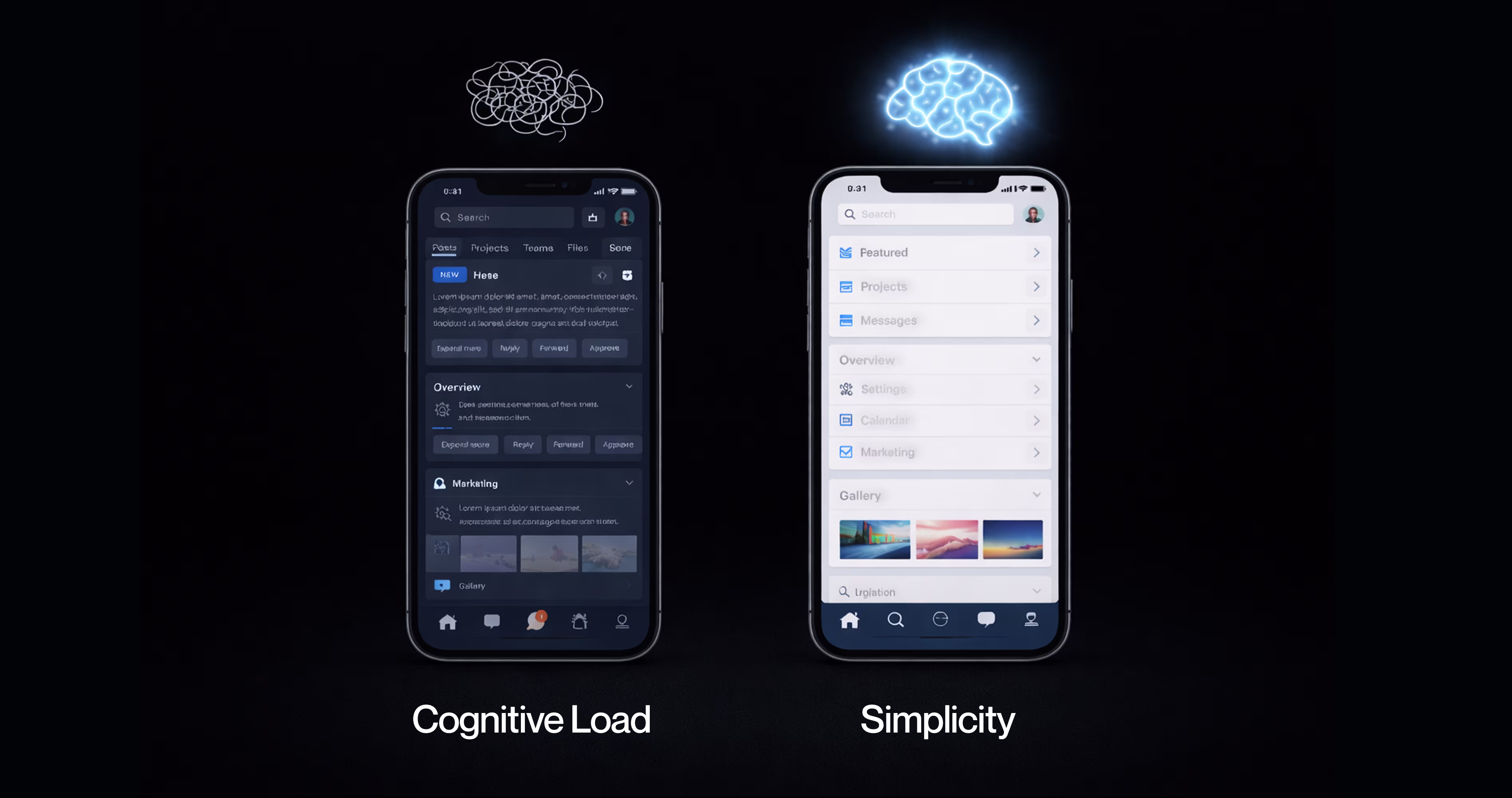 Reduce Cognitive Load With Simple Interfaces