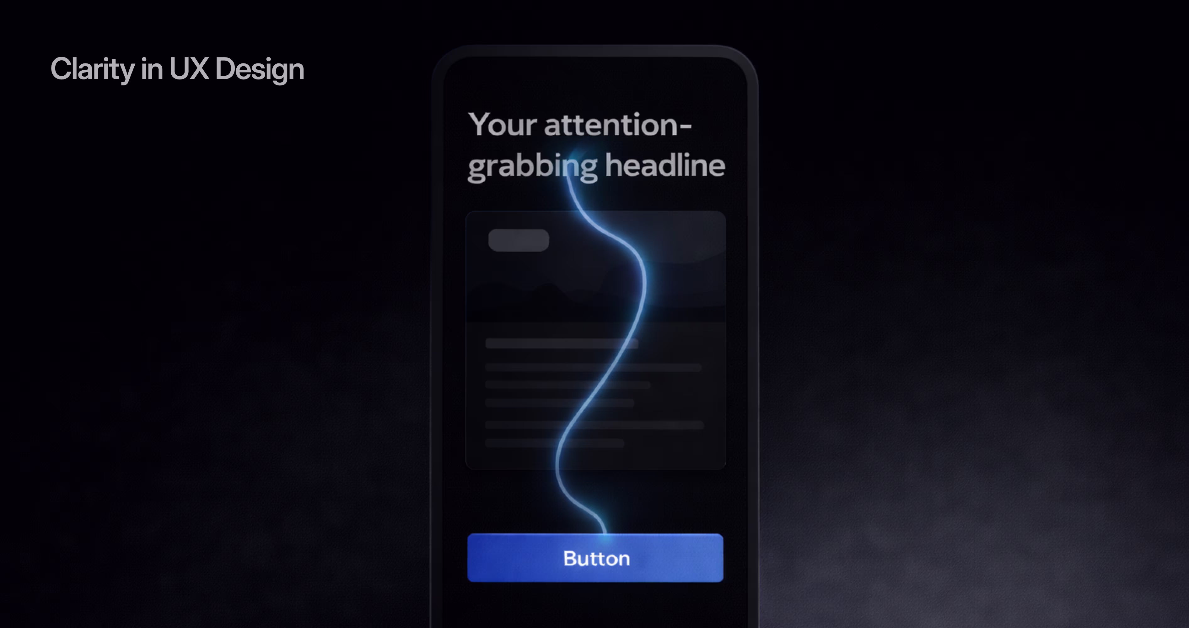Mobile banking app example demonstrating consistency, clarity, content, and context in UX design