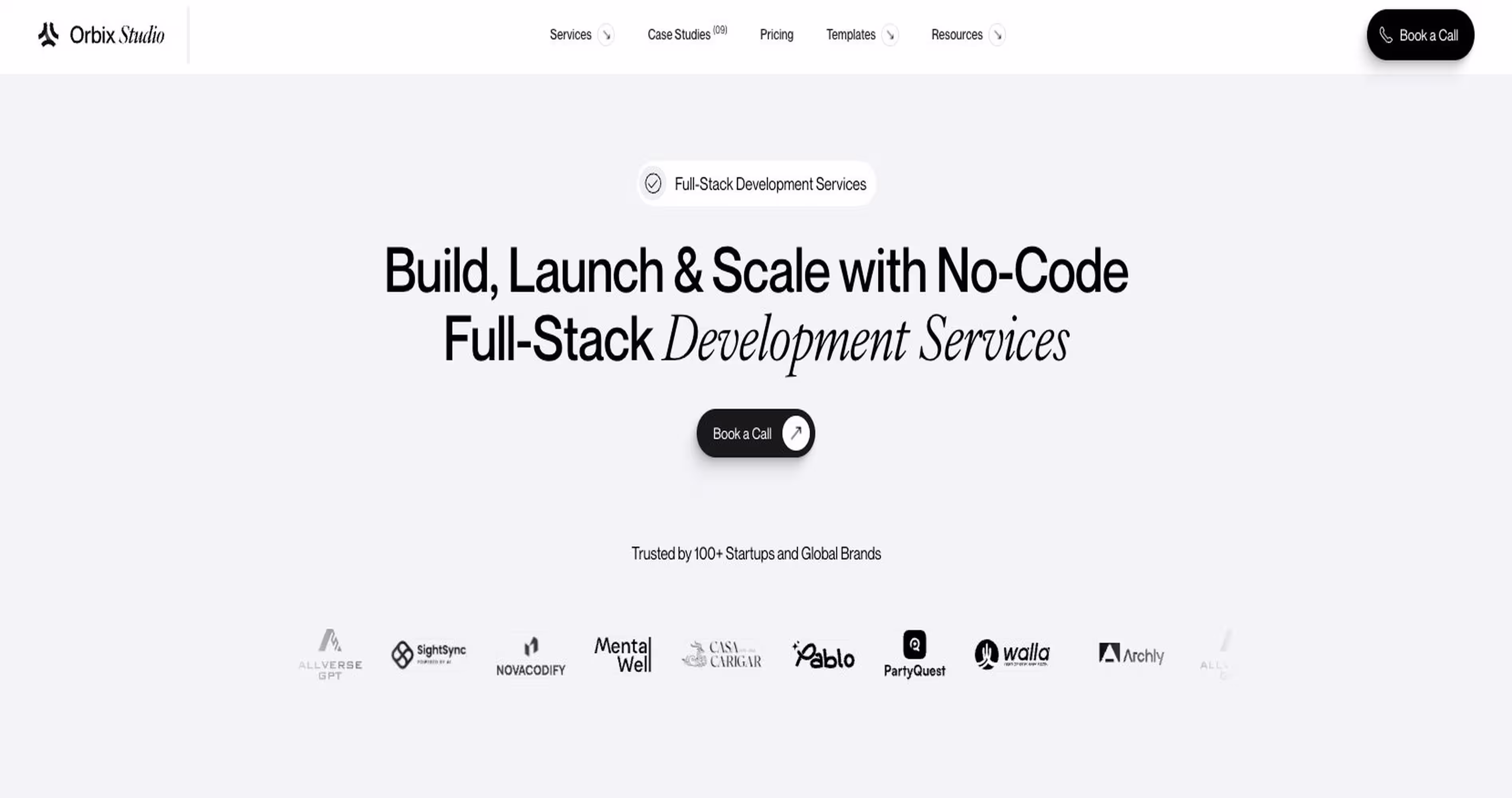 Orbix Studio – No-Code Full-Stack Healthcare Website Design & Development Agency