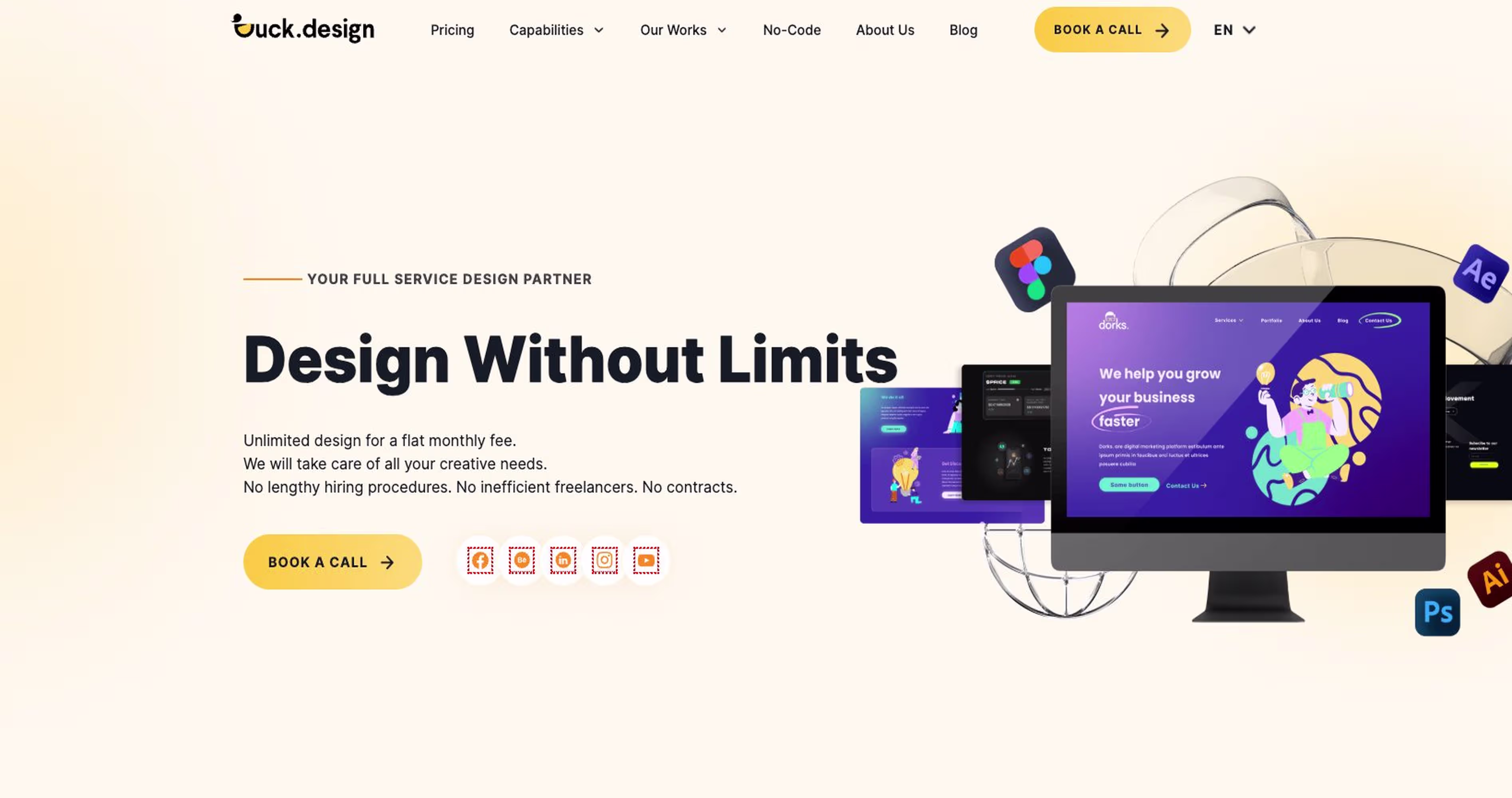 Duck.Design – Full Service Healthcare Website Design Agency with Unlimited Design Plans