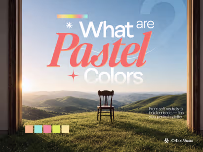 What are Pastel Colors guide featuring pastel color palette examples, soft color combinations, pastel shades, and modern web design color inspiration for branding and UI design.