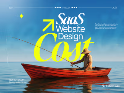 SaaS website design cost illustration explaining how website complexity, features, and business goals affect project pricing.