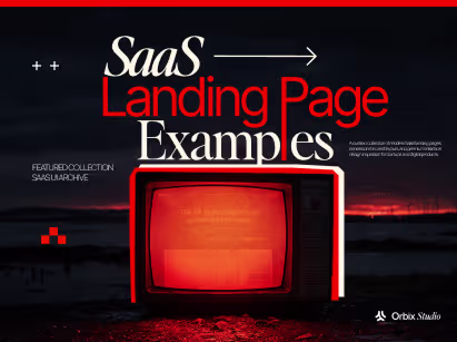 Modern SaaS landing page examples featuring high-converting layouts, compelling headlines, and product-focused hero designs.
