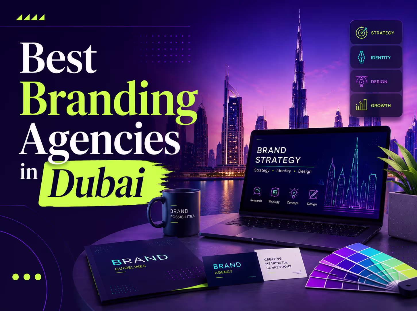 Best branding agencies in Dubai featuring brand strategy, identity design, and creative branding services for businesses and startups in the UAE.